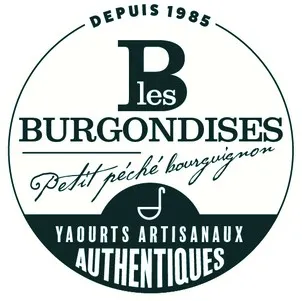 DEPUIS 1985 B les BURGONDISES Petit péché bourguignon YAOURTS ARTISANAUX AUTHENTIQUES