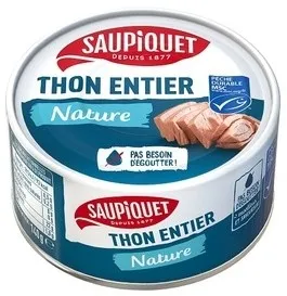 SAUPIQUET Depuis 1877 THON ENTIER Nature