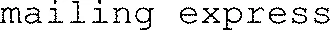 mailing express
