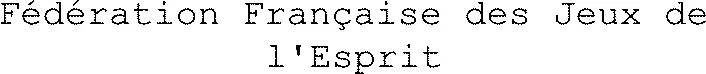 Fédération Française des Jeux de l'Esprit
