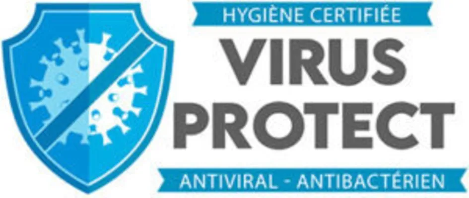 VIRUS PROTECT HYGIENE CERTIFIEE ANTIVIRAL-ANTIBACTERIEN