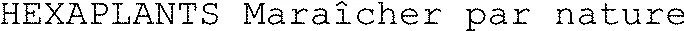 HEXAPLANTS Maraîcher par nature