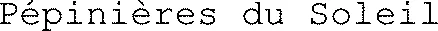 Pépinières du Soleil