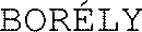 BORÉLY