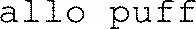 allo puff