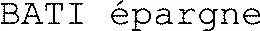 BATI épargne