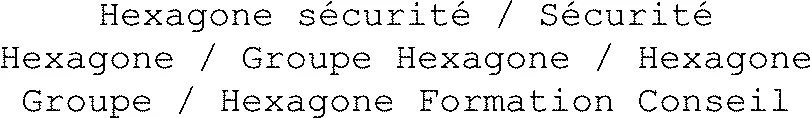 Hexagone sécurité / Sécurité Hexagone / Groupe Hexagone / Hexagone Groupe / Hexagone Formation Conseil
