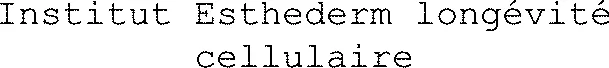 Institut Esthederm longévité cellulaire