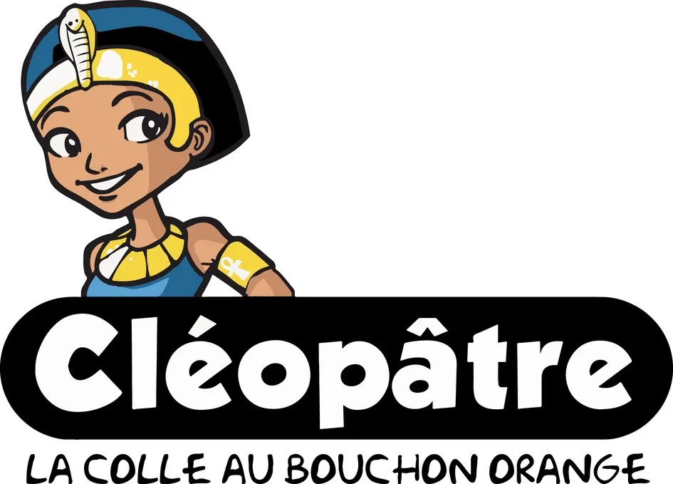 Cléopâtre LA COLLE AU BOUCHON ORANGE