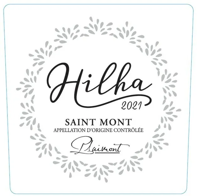 Hilha 2021 saint mont APPELLATION D'ORIGINE CONTRÔLEE Plaimont