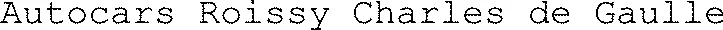 Autocars Roissy Charles de Gaulle
