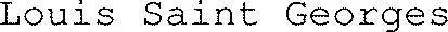 Louis Saint Georges