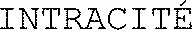 INTRACITÉ