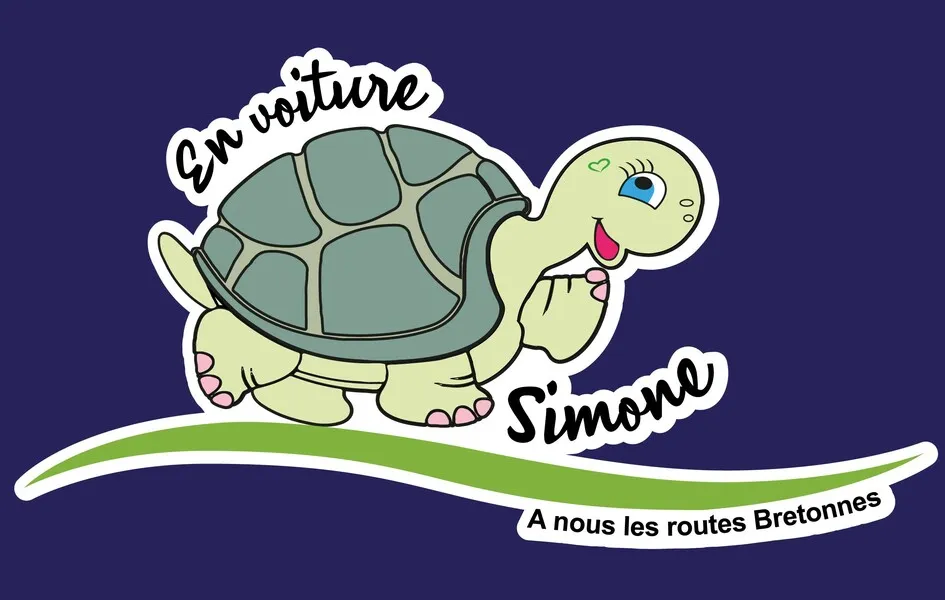 En voiture Simone A nous les routes Bretonnes