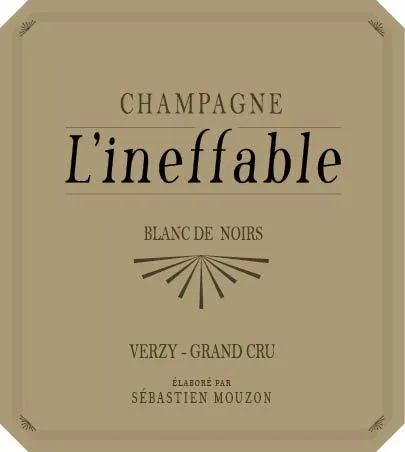 CHAMPAGNE L'ineffable  BLANC DE NOIRS