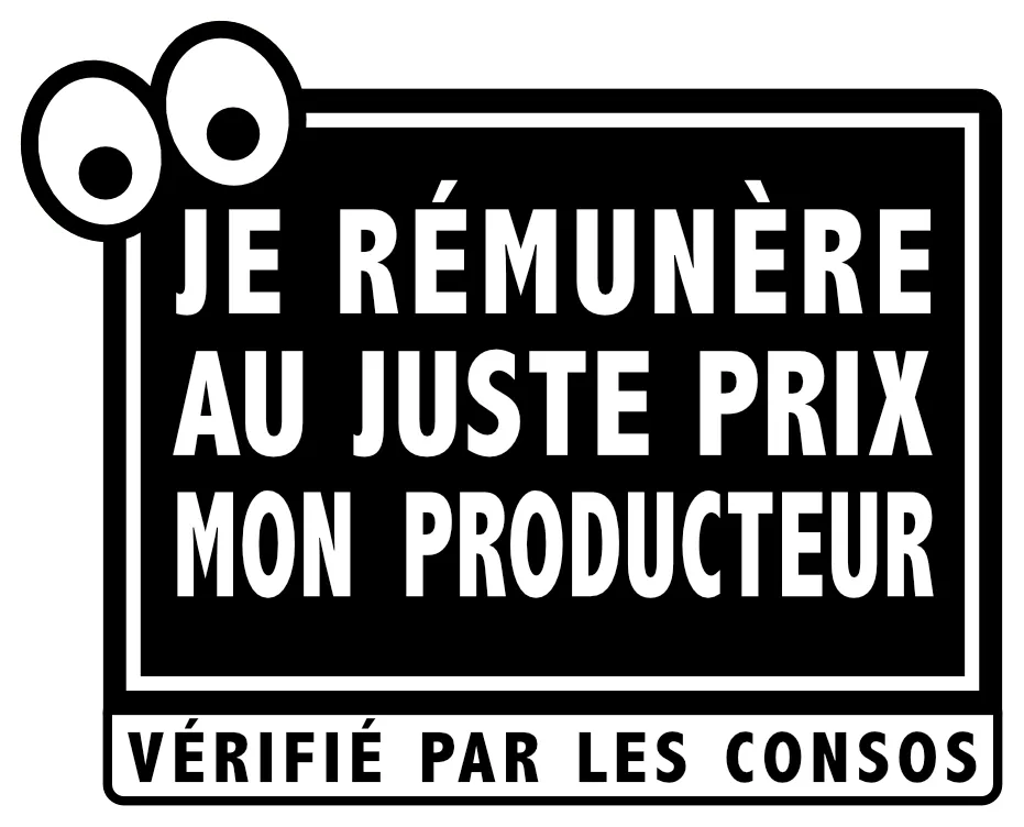 JE REMUNERE AU JUSTE PRIX MON PRODUCTEUR vérifié par les consos