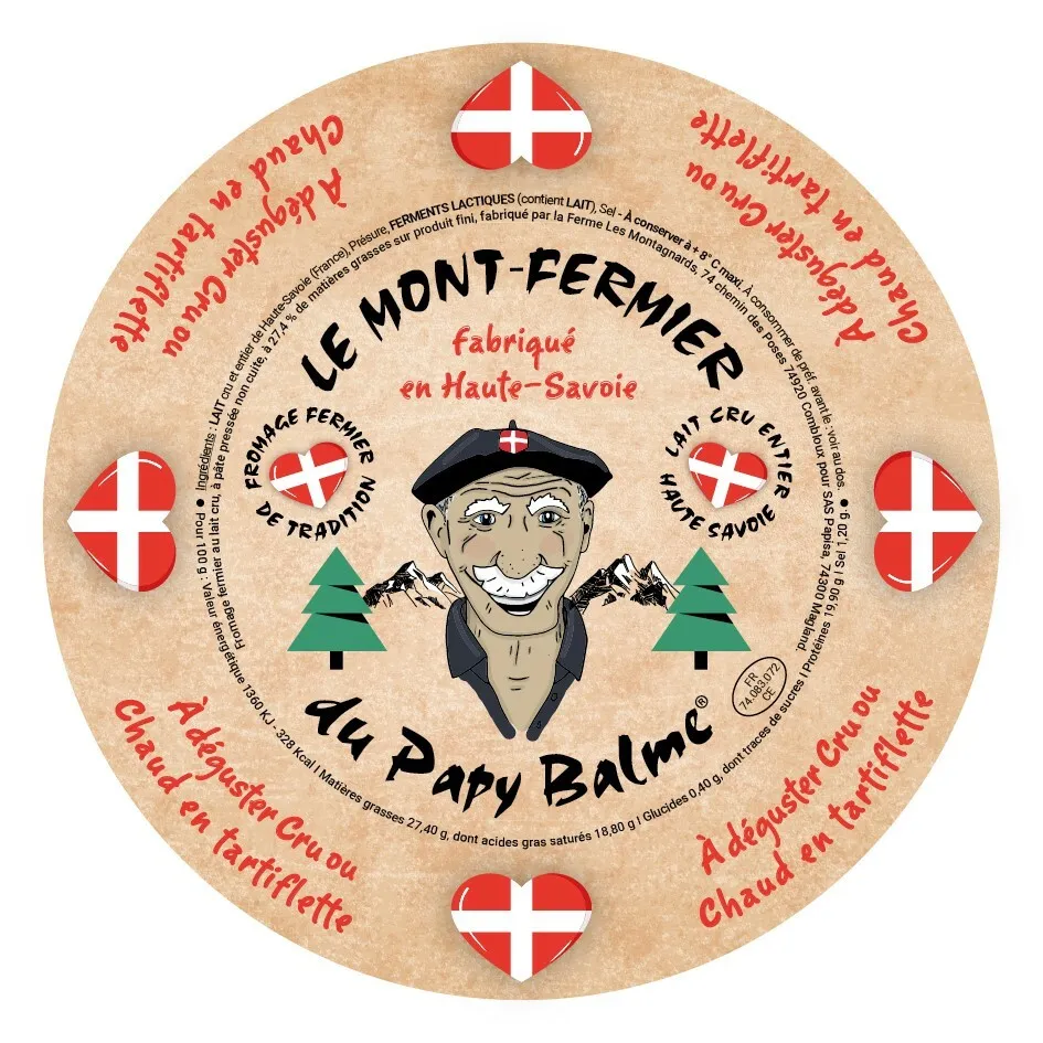 LE MONT-FERMIER DU PAPY BALME fabriqué en Haute-Savoie