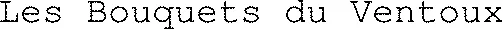Les Bouquets du Ventoux