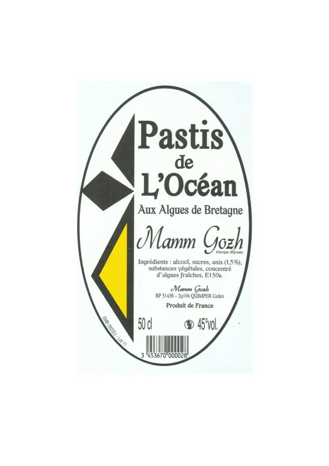 Pastis de L'océan Aux Algues de Bretagne Mamm Gozh