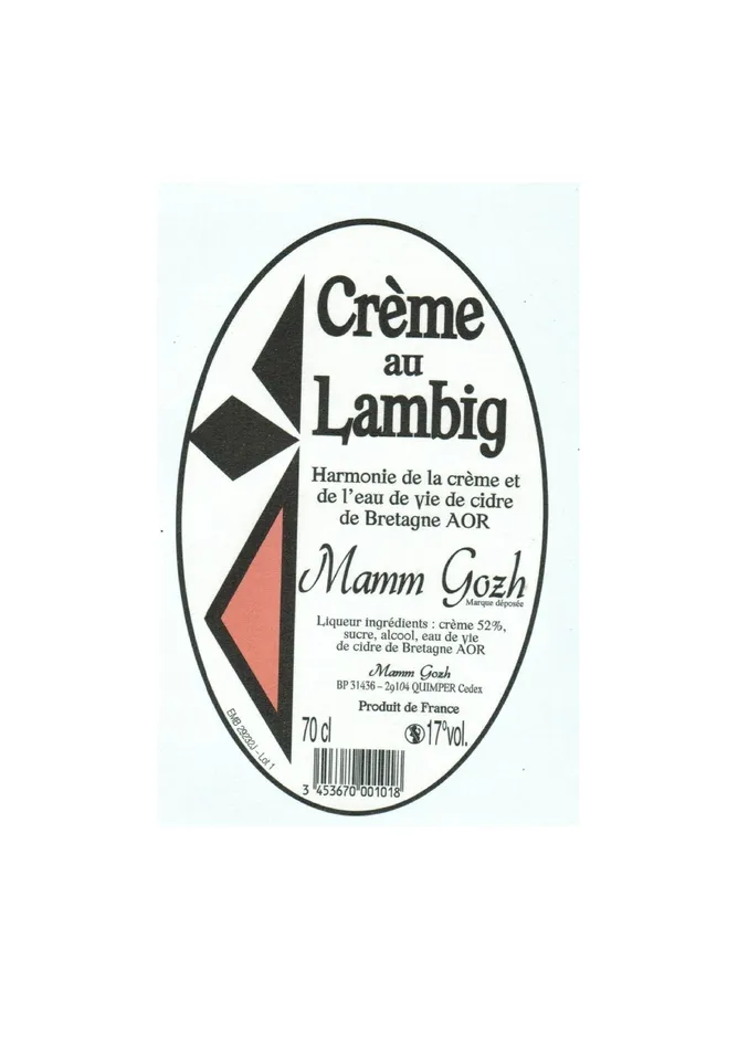 Crème au Lambig Mamm Gozh