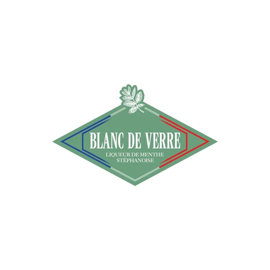 BLANC DE VERRE LIQUEUR DE MENTHE STEPHANOISE
