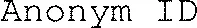 Anonym ID