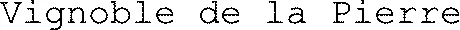 Vignoble de la Pierre