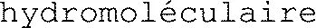 hydromoléculaire