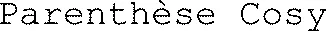 Parenthèse Cosy