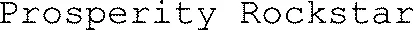 Prosperity Rockstar