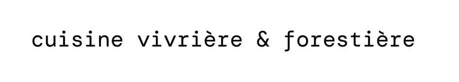 cuisine vivrière et forestière
