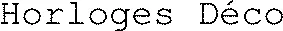 Horloges Déco