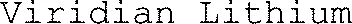 Viridian Lithium
