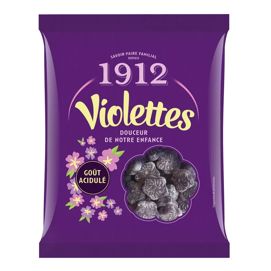 Violettes goût acidule douceur de notre enfance 1912