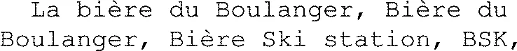 La bière du Boulanger, Bière du Boulanger, Bière Ski station, BSK, 