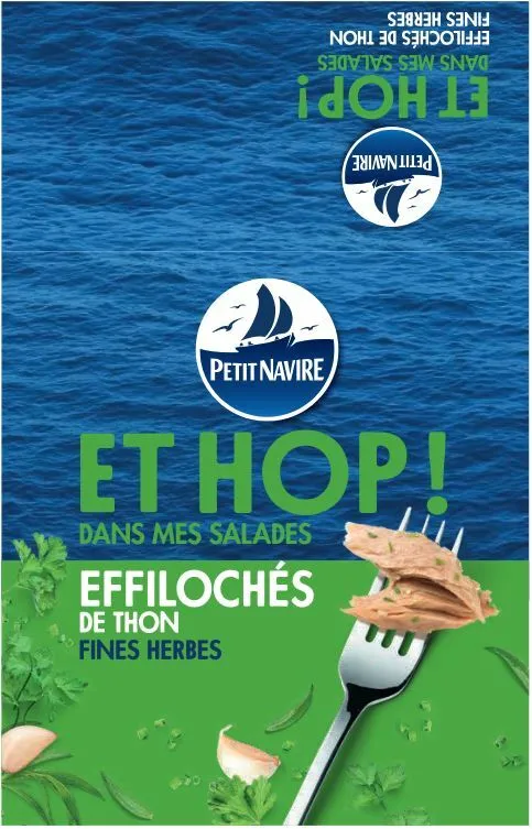 PETIT NAVIRE ET HOP ! effilochés de thon fines herbes
