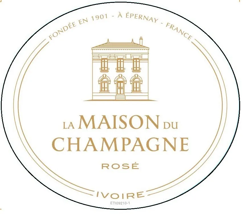 FONDEE EN 1901 - A EPERNAY - FRANCE LA MAISON DU CHAMPAGNE ROSE IVOIRE