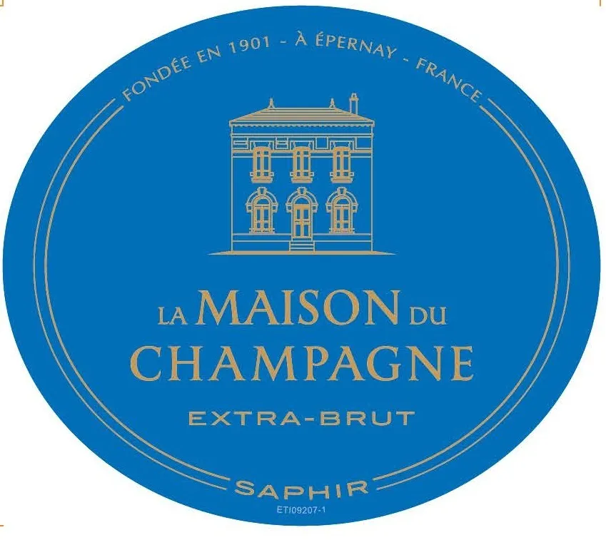 FONDEE EN 1901 - A EPERNAY - FRANCE LA MAISON DU CHAMPAGNE EXTRA-BRUT SAPHIR