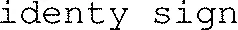 identy sign