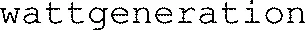 wattgeneration