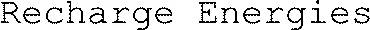 Recharge Energies 