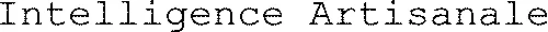 Intelligence Artisanale