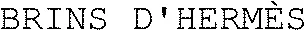 BRINS D'HERMÈS