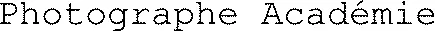 Photographe Académie