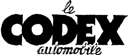 LE CODEX AUTOMOBILE