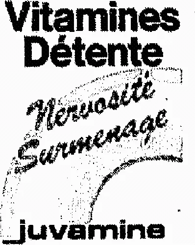 VITAMINES DETENTE JUVAMINE