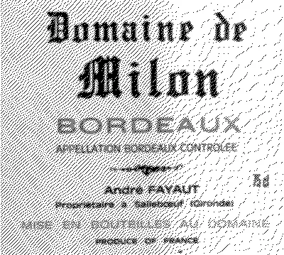 DOMAINE DE MILON