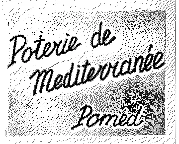 POTERIE DE MEDITERRANEE POMED