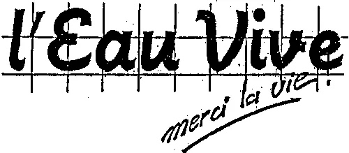 L'EAU VIVE MERCI LA VIE LA DIETETIQUE AU NATUREL