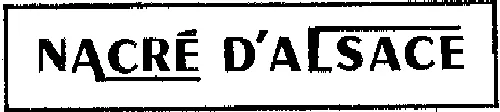 NACRE D'ALSACE
